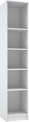 Стеллаж МДК ПРС1 открытый 2020x400x400 (белый) - фото 1 - id-p225842014