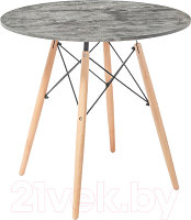 Обеденный стол Mio Tesoro ST-001?80 (серый бетон/дерево)