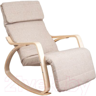 Кресло-качалка Седия Smart (ткань бежевый) - фото 1 - id-p225849083