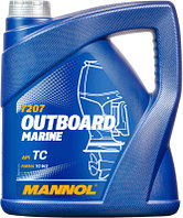 Моторное масло Mannol 2-Takt Outboard Marine API TD NMMA TC-W3 / MN7207-4 (4л)