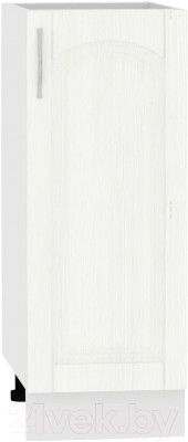 Шкаф-стол кухонный Кортекс-мебель Корнелия Ретро НШ30р без столешницы (ясень белый) - фото 1 - id-p225878219