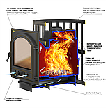 Чугунная печь для бани Везувий Легенда Ковка 22 (224), фото 3