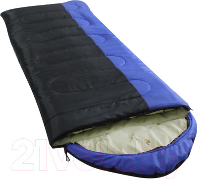 Спальный мешок BalMAX Аляска Camping Plus Series до -5°C R правый (синий/черный) - фото 1 - id-p225885570