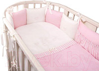 Комплект постельный для малышей Perina Неженка Oval / НО7.3 (7 предметов, розовый)