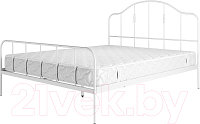 Двуспальная кровать Князев Мебель Афина АФН.180.200.Б (белый муар)