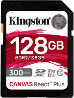 Карта памяти Kingston Canvas React Plus SDHC 128GB (SDR2/128GB)