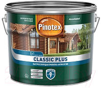 Антисептик для древесины Pinotex Classic Plus 3в1 (9л, палисандр)