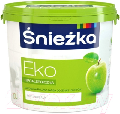Краска Sniezka Eko (10л, белоснежный) - фото 1 - id-p225881269