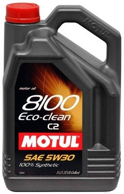 Моторное масло Motul 8100 Eco-clean 5W30 / 101545 (5л) - фото 1 - id-p225855192