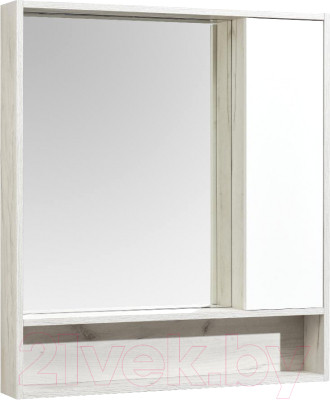 Шкаф с зеркалом для ванной Акватон Флай 80 (1A237702FAX10) - фото 1 - id-p225857160