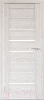 Дверь межкомнатная Юни Бона 01 60x200 (лиственица сибиу/стекло белое)