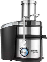 Соковыжималка электрическая Centek CT-1214 (черный/сталь)