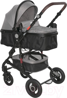 Детская универсальная коляска Lorelli Alba Premium Opaline Grey / 10021422302 - фото 1 - id-p225846151