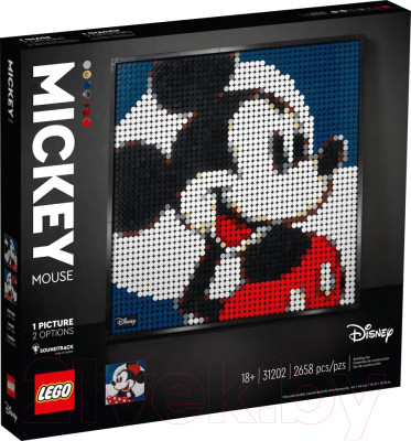 Конструктор Lego Disney Art Микки Маус 31202 - фото 1 - id-p225850152