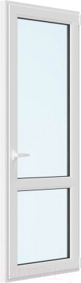 Дверь балконная Brusbox Roto NX Поворотно-откидная внизу стекло правая 3 стекла (2100x700x70) - фото 1 - id-p225887658