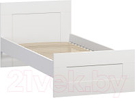 Односпальная кровать Mio Tesoro Сириус 90x200 2.02.04.170.1 (белый)