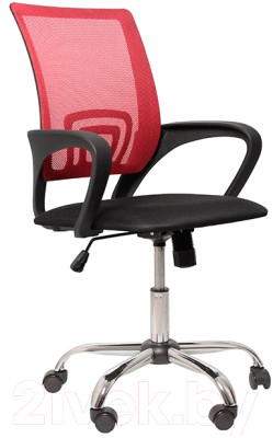 Кресло офисное King Style 695 CH / PMK 001.225 (DMS, красный/черный) - фото 1 - id-p225861278