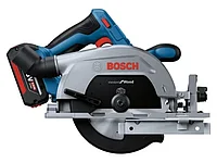 Аккум. циркулярная пила BOSCH GKS 185-LI в кор. (18.0 В, 1 акк., 5.0 А/ч, Li-Ion, 165х20 мм, до 41 мм)