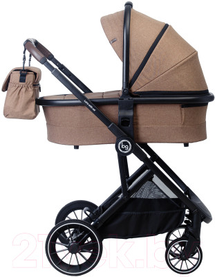 Детская универсальная коляска Bubago Lira 2 в 1 / BD801/BG302 (бежевый) - фото 1 - id-p225840113