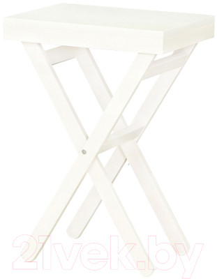 Сервировочный столик Мебелик Раскладной (снег) - фото 1 - id-p225875331