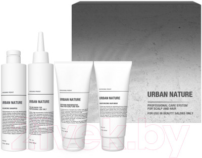 Набор косметики для волос Urban Nature Professional Kit Balancing Шампунь+Пилинг+Маска+Маска - фото 1 - id-p225892520