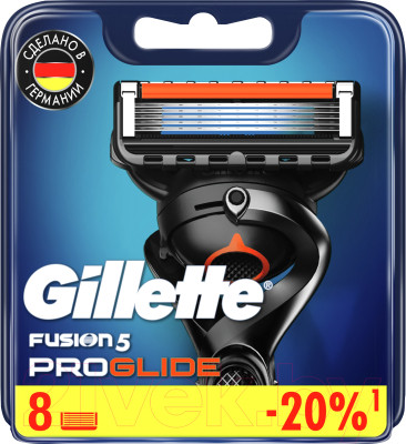 Набор сменных кассет Gillette Fusion ProGlide (8шт) - фото 1 - id-p225892522
