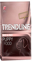 Сухой корм для собак Trendline Для щенков средних и крупных пород с говядиной (15кг)