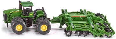 Трактор игрушечный Siku John Deere 9630 c прицепом-плугом / 1856 - фото 1 - id-p225878334