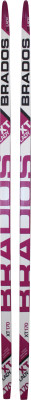 Комплект беговых лыж STC Step SNS WD (RE) автомат 185/145 +/-5см (розовый) - фото 1 - id-p225874344