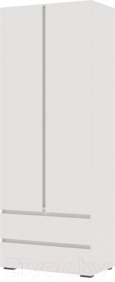 Шкаф Стендмебель Хелен ШК 01 2-х створчатый (белый/белый) - фото 1 - id-p225853218