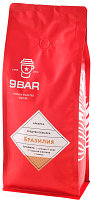 Кофе в зернах 9BAR 100% Бразилия средняя обжарка (1кг)