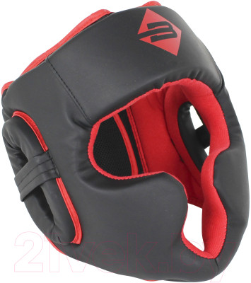 Боксерский шлем BoyBo Атака (S/M, черный/красный) - фото 1 - id-p225880338