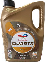 Моторное масло Total Quartz 9000 5W40 / 213678 / 148650 (5л)