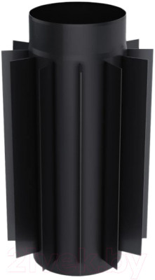Радиатор на трубу дымохода КПД 500/2мм ф120 (черный) - фото 1 - id-p225883342