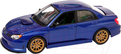 Масштабная модель автомобиля Welly Subaru Impreza WRX STI / 22487NS-W (синий) - фото 1 - id-p225879323