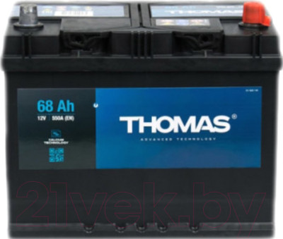 Автомобильный аккумулятор THOMAS Asia R+ (68 А/ч) - фото 1 - id-p225853234