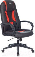 Кресло геймерское Бюрократ Zombie Viking 8 (экокожа черный/красный)