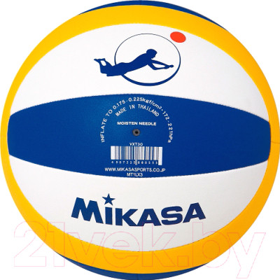Мяч волейбольный Mikasa VXT30 Beach Official (размер 5) - фото 1 - id-p225859287