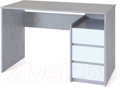 Письменный стол Сокол-Мебель СПм-21 (бетон/белый) - фото 1 - id-p225853251