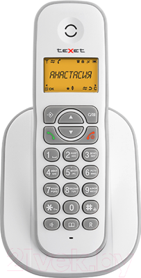 Беспроводной телефон Texet TX-D4505A (белый/серый) - фото 1 - id-p225877386