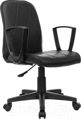 Кресло офисное Бюрократ CH-327 (черный экокожа) - фото 1 - id-p225899362