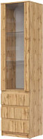 Шкаф с витриной НК Мебель Stern ШКВ-1 / 72678281 (дуб вотан)