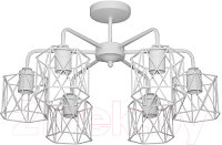 Люстра Элетех Стелла 161 НПБ 01-6х60-142 Е27 / 1005404670 (белый муар)