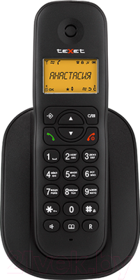 Беспроводной телефон Texet TX-D4505A (черный) - фото 1 - id-p225877410