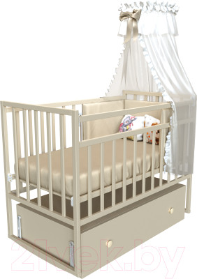 Детская кроватка VDK Magico Mini / Кр1-04м (слоновая кость) - фото 1 - id-p225855298
