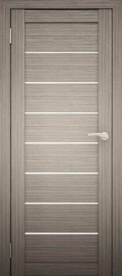 Дверь межкомнатная Юни Амати 01 80x200 (дуб дымчатый/стекло белое) - фото 1 - id-p225870440