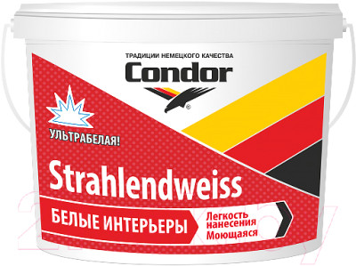 Краска CONDOR Strahlendweiss (15кг) - фото 1 - id-p225881426