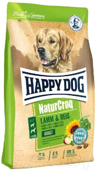 Сухой корм для собак Happy Dog NaturCroq Adult Lamb & Rice (15кг) - фото 1 - id-p225861399