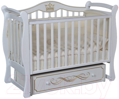 Детская кроватка Антел Julia-11 (белый) - фото 1 - id-p225843215