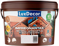 Пропитка для дерева LuxDecor Plus тик (10л)